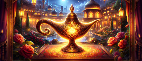 **Отправьтесь в волшебное арабское приключение с выпуском игрового автомата Lucky Lamp от Wizard Games**